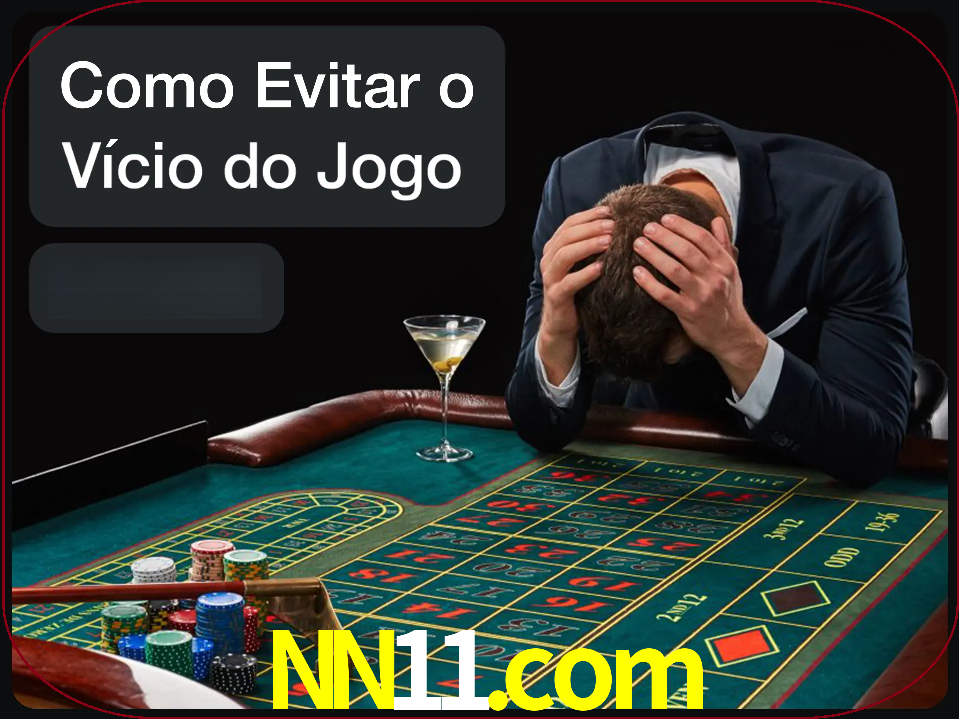 Você é responsável por cada uma de suas apostas.